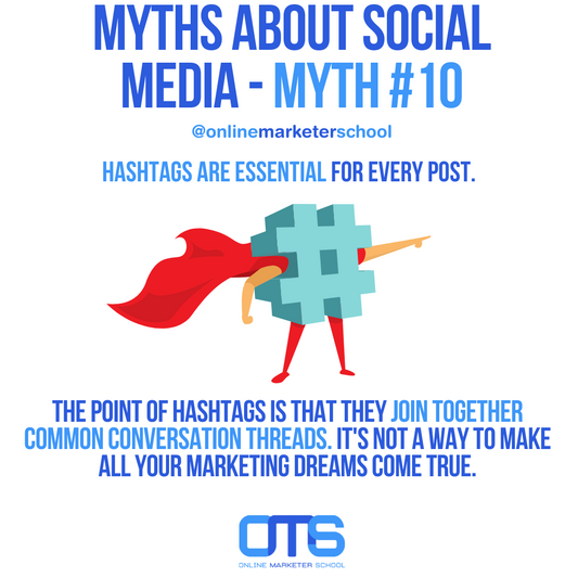 Debunking Myths About Hashtags on Social Media